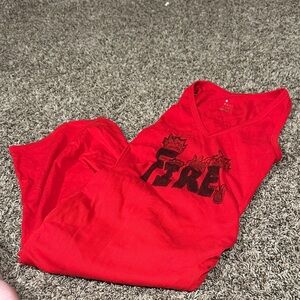 A New Day Vibrant Red Knit Top